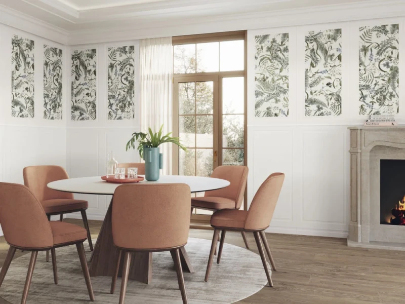 Bellagio Bianco Rect. 60x120 płytki imitujące boazerię ścienną.  .webp