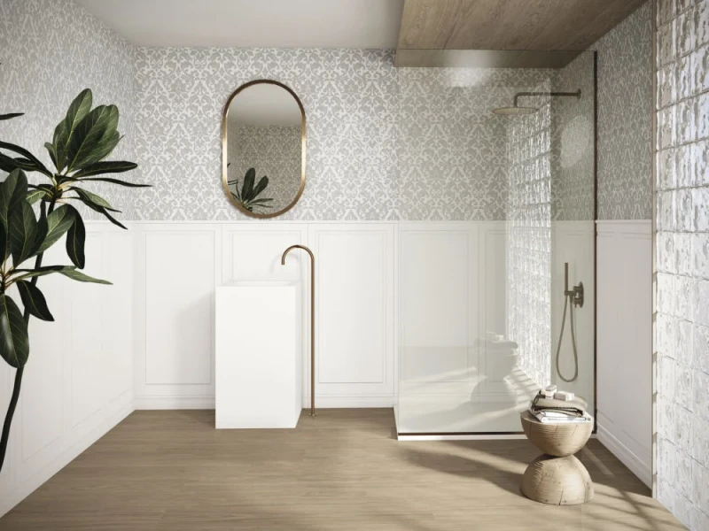 Bellagio Bianco Rect. 60x120 płytki imitujące boazerię ścienną .webp