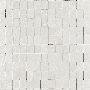 Mozaika naturalny kamień biały 3D kwadraciki Marazzi Mystone lavagna bianco mosaico 3d MD1H 30x30 50109