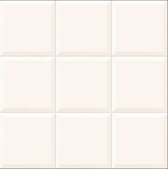 Płytki łazienkowe wypukle białe Mainzu Chroma Biselado Blanco 20x20 54801