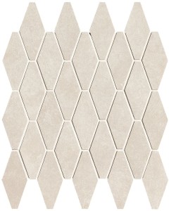 Płytki betonopodobne Fap Ceramiche NOBU NNB WHITE ROMBI MOSM