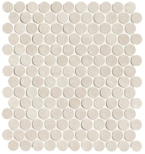Płytki betonopodobne Fap Ceramiche NOBU NB WHITE G ROUND MOS