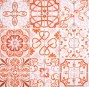 Mozaika szkło patchwork biała pomarańcz Metropol MM 0572 30,0x 30,0 85019