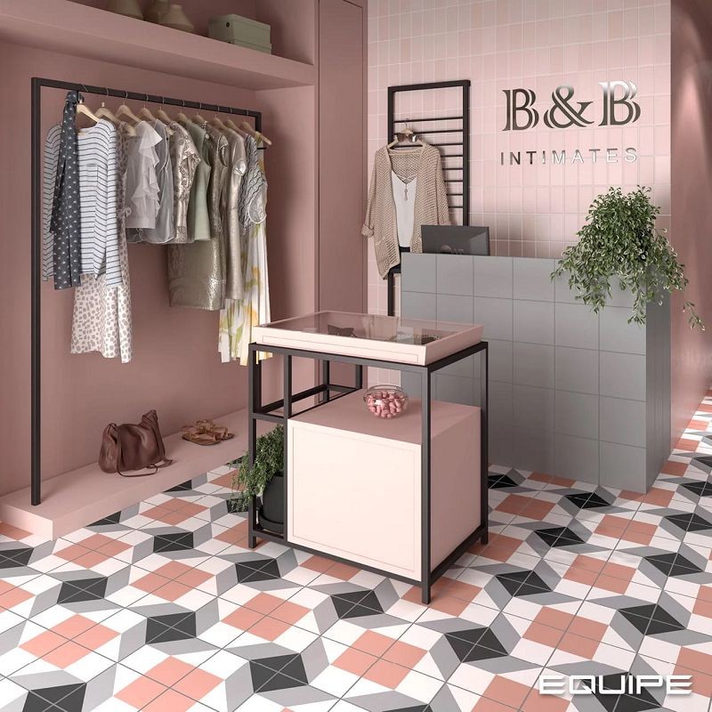 Equipe Bauhome Karo Cold 20x20 płytki patchwork gresowe 126898
