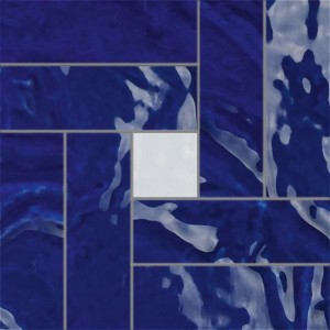 Płytki gresowe CIR TADELAKT MOS.CASABLANCA BLU 25X25