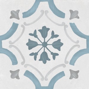 Płytki patchwork Harmony Sirocco Blue Ornate 22,3x22,3 Matt /0,99m2/