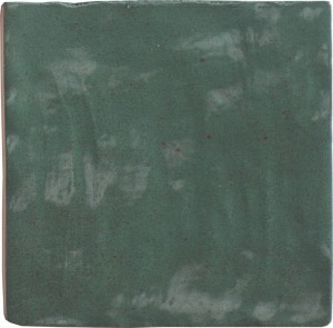 Płytki cegielki Harmony Riad Green 10x10 Glossy /0,50m2/
