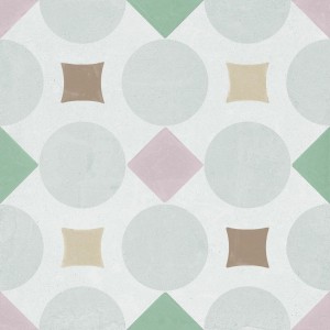 Płytki pathwork Harmony Patterns Pink Geometric 22,3x22,3 Matt /0,65m2/
