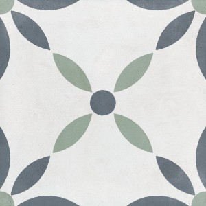 Płytki pathwork Harmony Havana White Flower 22,3x22,3 Matt /0,65m2/