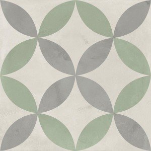 Marca Corona Terra Art Astro Sabbia/Menta 20x20 I390 płytki gresowe patchworkowe