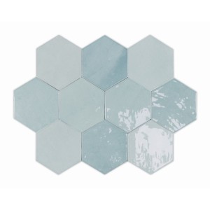 Wow Zellige Hexa Hexa Aqua 10,8x12,4 /0,382m2/