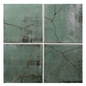 Wow Enso Kintsugi Green 12,5x12,5 /36szt/