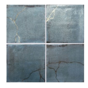 Wow Enso Kintsugi Blue 12,5x12,5 /36szt/