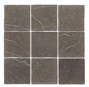 Wow Gea Carved Charcoal 12,1x12,1 /0,542m2/