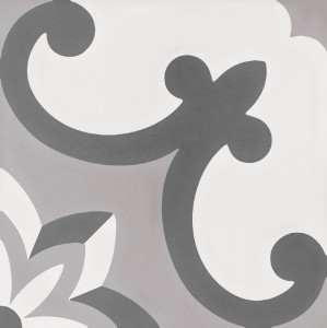 Wow Cement Tradition Decor 2 Grey 18,5x18,5 /0,413m2/