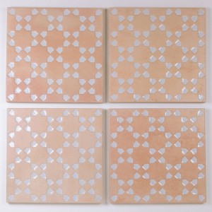 Wow Bejmat Decor Biscuit White 15x15 /0,482m2/