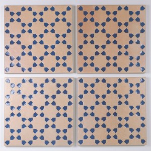 Wow Bejmat Decor Biscuit Azur 15x15 /0,482m2/