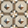 Płytki patchwork wzór klasyczny romby braz Peronda FS Comillas 33x33 dms 60080