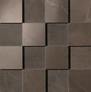 Płytki marmuropodobne Atlas Concorde Marvel Bronze Mosaico 3D 30x30 Lappato /0,54m2/