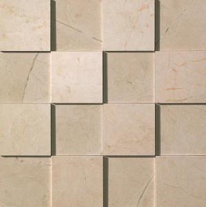 Płytki marmuropodobne Atlas Concorde Marvel Beige Mosaico 3D 30x30 Lappato /0,54m2/