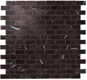 Płytki marmuropodobne Atlas Concorde Marvel Nero M. Mosaico Burattato 29,8X29,8 Lappato /0,54m2/
