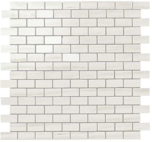 Płytki marmuropodobne Atlas Concorde Marvel Bianco D. Mosaico Burattato 29,8X29,8 Lappato /0,54m2/