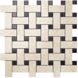 Płytki marmuropodobne Atlas Concorde Marvel Basketweave Warm 30x30 Lappato /0,54m2/