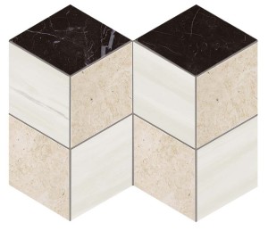 Płytki marmuropodobne Atlas Concorde Marvel Mosaico Esagono Geo Warm 25,4x35,2 Lappato /0,36m2/