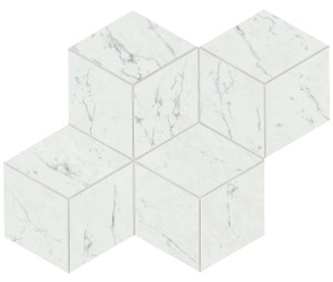 Płytki marmuropodobne Atlas Concorde Marvel Carrara Pure Mosaico Esag. 30x35 Lappato /0,42m2/