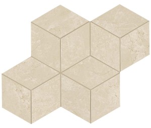 Płytki marmuropodobne Atlas Concorde Marvel Cream Prestige Mosaico Esag. 30x35 Lappato /0,42m2/