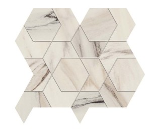 Płytki marmuropodobne Atlas Concorde Marvel Bianco F. HEX 25,4x29,6 Lappato /0,45m2/