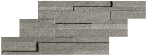 Płytki imitacja kamienia Atlas Concorde Klif Grey Brick 3D 28x55 Matt /0,616m2/