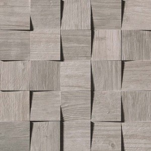 Płytki drewnopodobne 3D Atlas Concorde Axi Silver Fir Mosaico 3D 35x35 Matt /0,735m2/