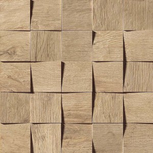 Płytki drewnopodobne 3D Atlas Concorde Axi Golden Oak Mosaico 3D 35x35 Matt /0,735m2/