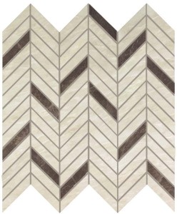 Płytki marmuropodobne Atlas Concorde Marvel Imperial White Mosaico Twill 30x31 Lappato /0,372m2/