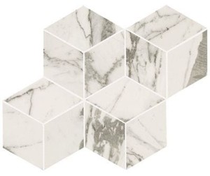 Płytki marmuropodobne Atlas Concorde Marvel Statuario Select Mos. Esagono 30x35 Lappato /0,42m2/