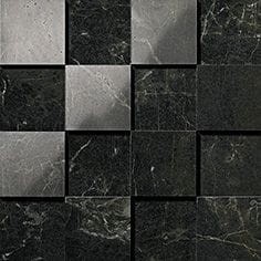 Płytki marmuropodobne Atlas Concorde Marvel Noir St.Laurent Mosaico 3D 30x30 Matt /0,54m2/