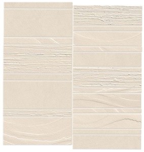Płytki duże Atlas Concorde Boost Natural Kaolin Mosaico Trace Mix 30x29,2 Matt /0,594m2/