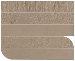 Płytki duże Atlas Concorde Boost Natural Ecru Mosaico Piano Mix 50x40,5 Matt /0,594m2/