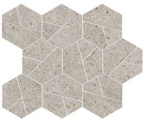 Płytki duże Atlas Concorde Boost Stone Pearl Mosaico Hex 25,28,5 Matt /0,428m2/