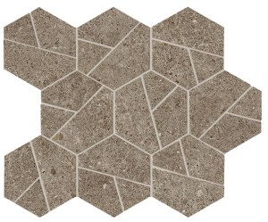 Płytki duże Atlas Concorde Boost Stone Taupe Mosaico Hex 25,28,5 Matt /0,428m2/
