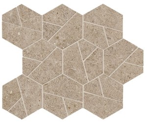Płytki duże Atlas Concorde Boost Stone Clay Mosaico Hex 25,28,5 Matt /0,428m2/