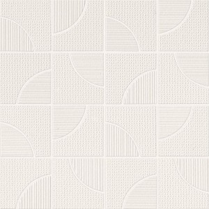 Płytki ścienne Atlas Concorde Aplomb White Mosaico Arch 32x32 Matt /0,6144m2/