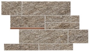 Płytki tarasowe Atlas Concorde Norde Piombo Brick Corten 39x27,8 Matt /0,65m2/