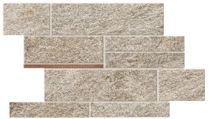 Płytki tarasowe Atlas Concorde Norde Platino Brick Corten 39x27,8 Matt /0,65m2/
