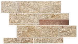 Płytki tarasowe Atlas Concorde Norde Oro Brick Corten 39x27,8 Matt /0,65m2/
