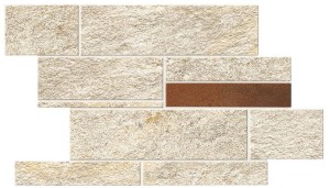 Płytki tarasowe Atlas Concorde Norde Magnesio Brick Corten 39x27,8 Matt /0,65m2/