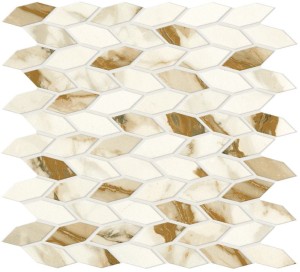 Płytki marmuropodobne Atlas Concorde Marvel Calacatta Imperiale Mos. Twist Silk 30,5x30,5 Silk /0,558m2/