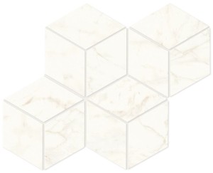 Płytki marmuropodobne Atlas Concorde Marvel Calacatta Delicato Mos. Esagono 30x35 Matt /0,42m2/