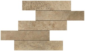 Płytki Cotto Atlas Concorde Aix Beige Brick Tumbled 37x37 Matt /1,0952m2/